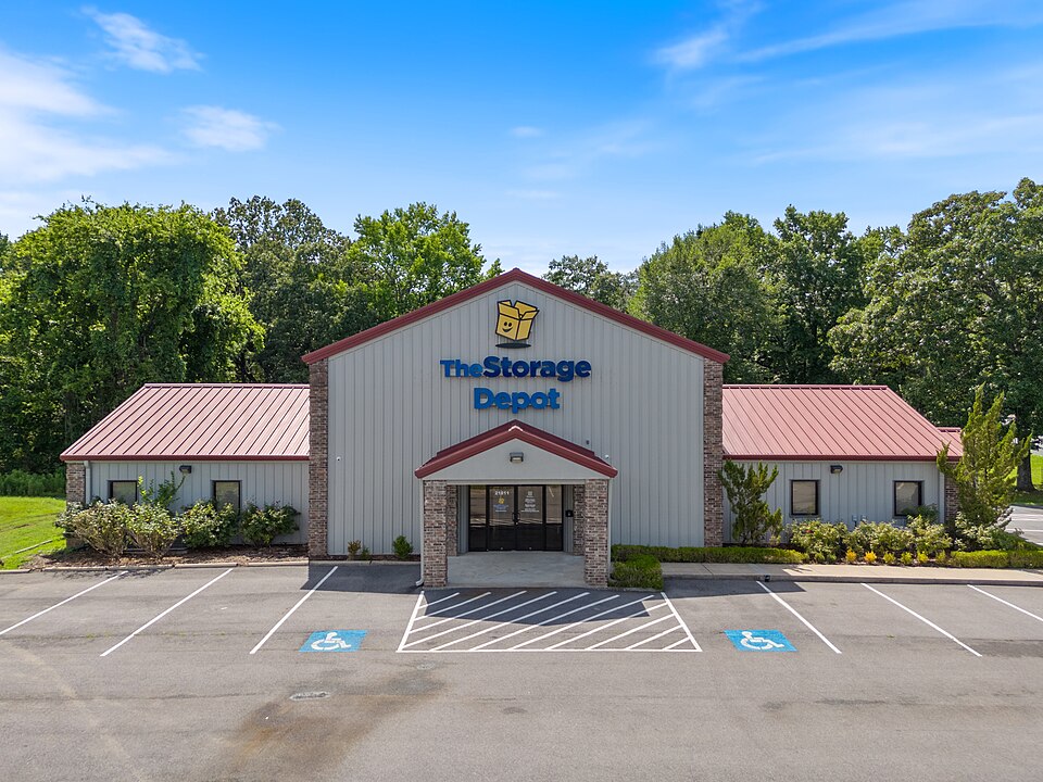 The Storage Depot at 21811 State Highway 365, Maumelle, Arkansas — exterior photographed in 2024
